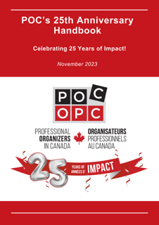 POC 25 Years of Impact Handbook